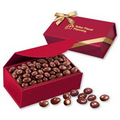 Chocolate Covered Almonds in Scarlet Magnetic Closure Box